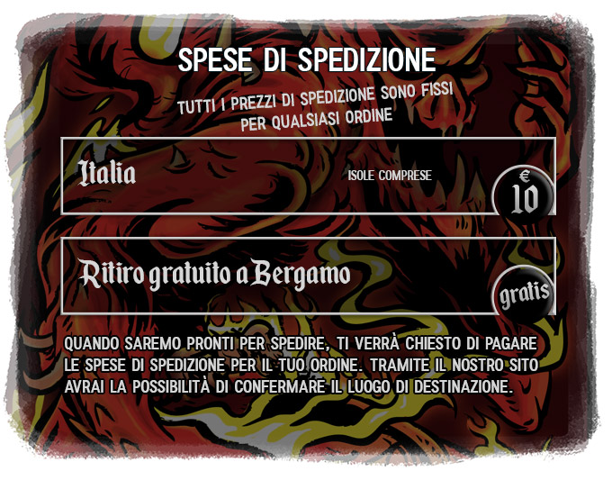 Costi di spedizione - Village of Legends