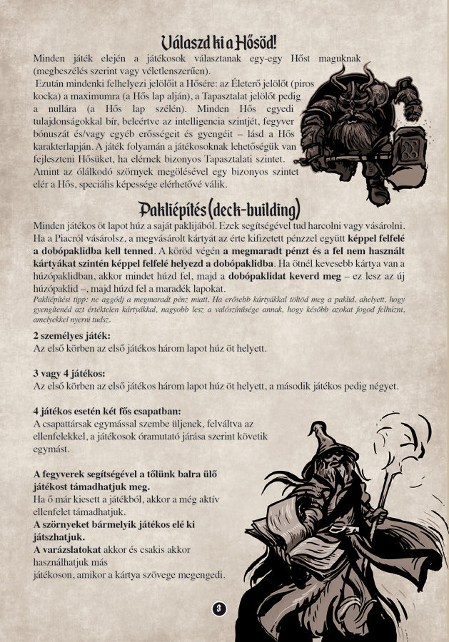 Village of Legends - Hungarian Rulebook